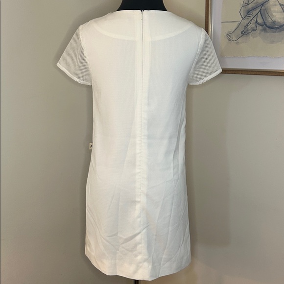 Ivy Moda | White embroidered sheath dress-size small - Picture 3 of 5